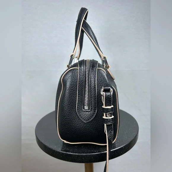 Lauren Ralph Lauren Black Mini Satchel - Rare Sample Development Piece - Picture 3 of 10